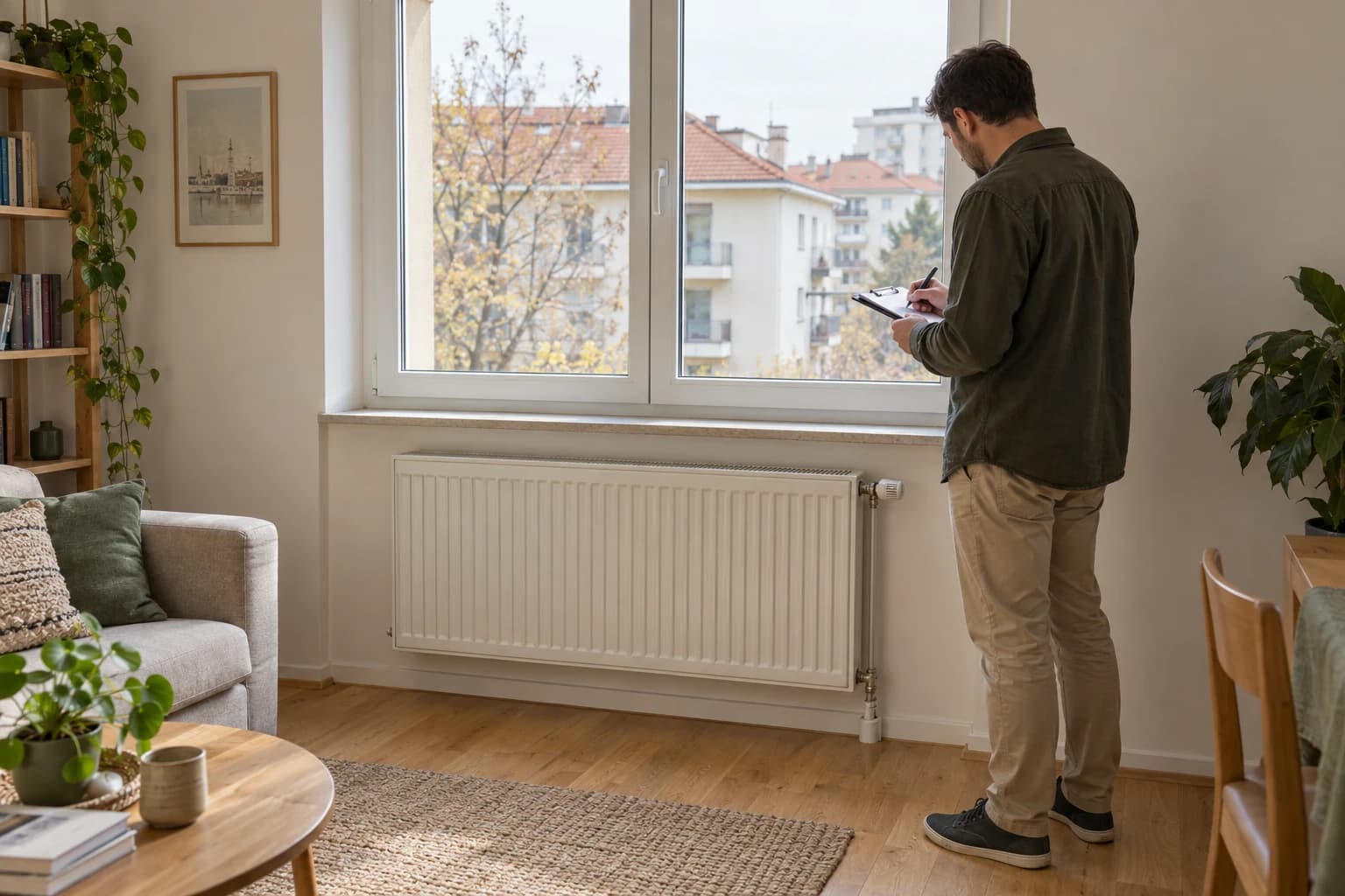 Energetski pregled prozora i radijatora u stanu