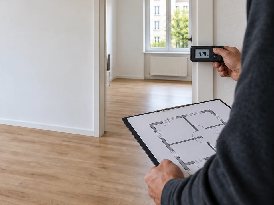 Mjerenje prostora laserskim daljinomjerom uz tlocrt