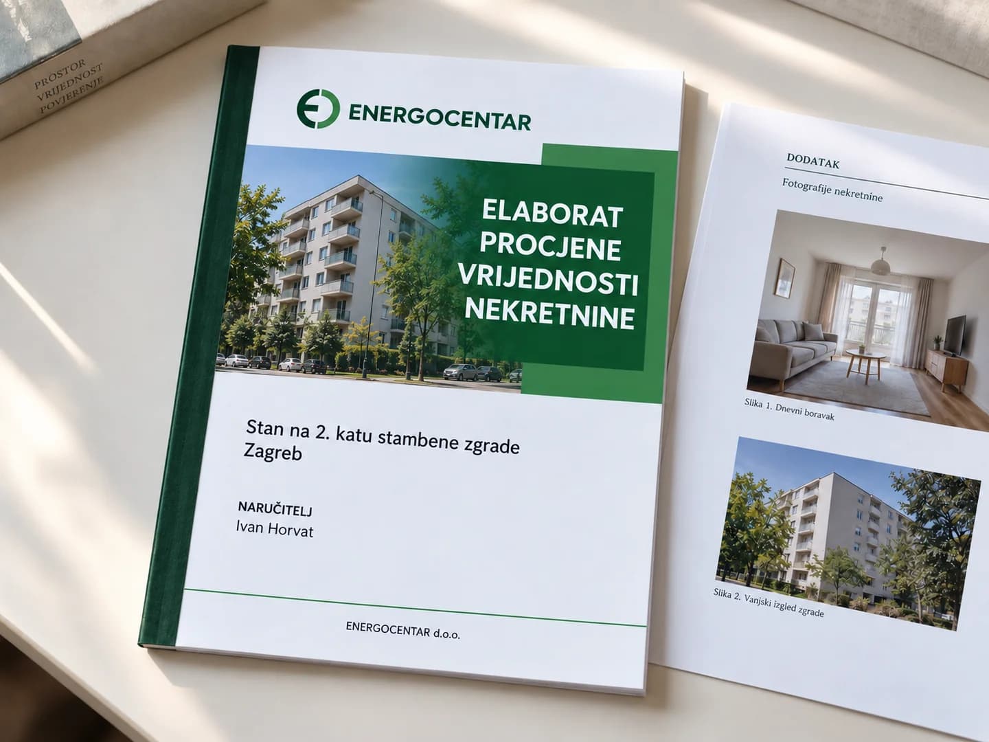 Ogledni elaborat procjene tržišne vrijednosti nekretnine s fotografskom dokumentacijom